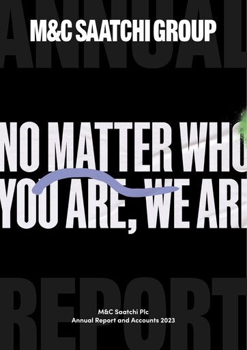 Thumbnail M&C Saatchi Annual Report 2023