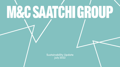 Thumbnail M&C Saatchi ESG Report 2022