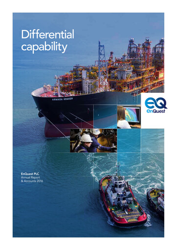 Thumbnail EnQuest Annual Report 2016