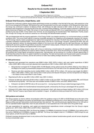 Thumbnail EnQuest Half-year Report 2024-h1