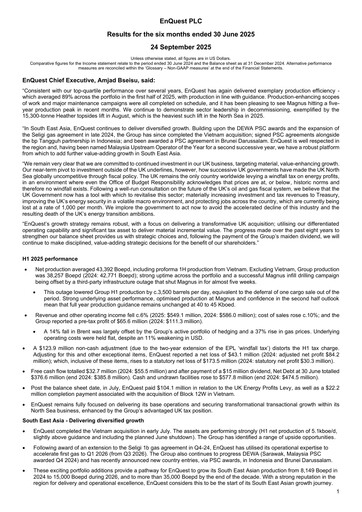 Thumbnail EnQuest Half-year Report 2025-h1