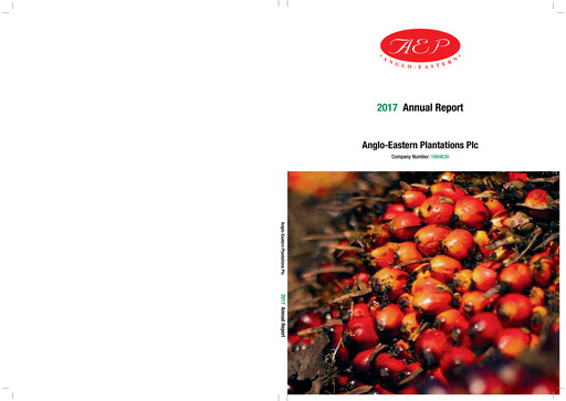 Thumbnail Anglo-Eastern Plantations Annual Report 2017