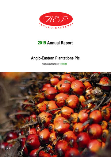 Thumbnail Anglo-Eastern Plantations Annual Report 2019