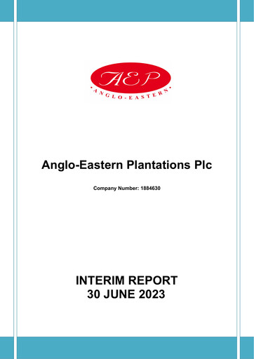 Thumbnail Anglo-Eastern Plantations Half-year Report 2023-h1