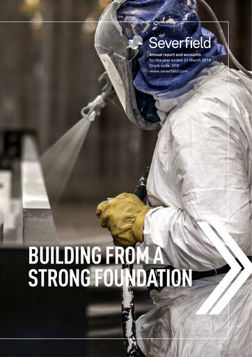 Thumbnail Severfield Annual Report 2018