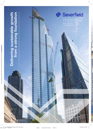 Thumbnail Severfield Annual Report 2019