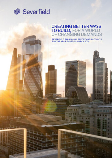 Thumbnail Severfield Annual Report 2024