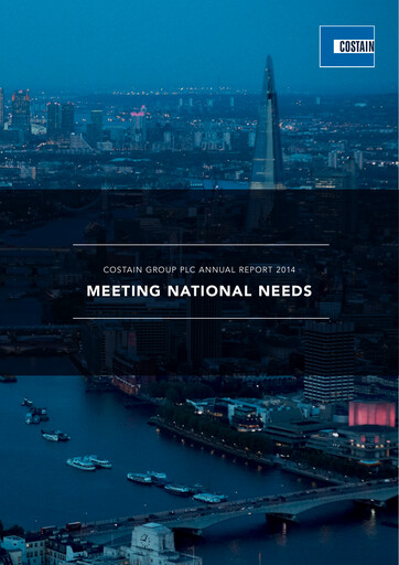 Thumbnail Costain Group Annual Report 2014