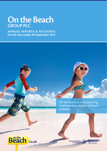 Thumbnail On the Beach Group Annual Report 2015