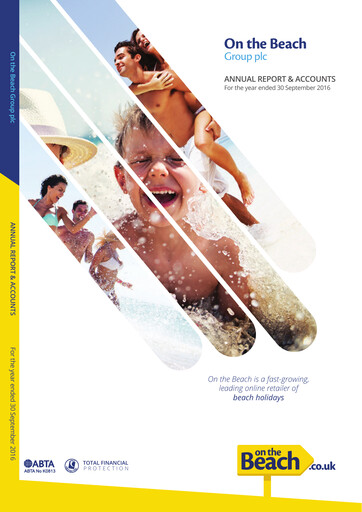 Thumbnail On the Beach Group Annual Report 2016