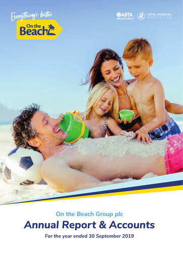 Thumbnail On the Beach Group Annual Report 2019