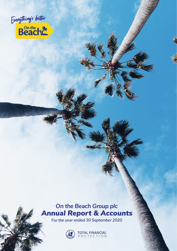 Thumbnail On the Beach Group Annual Report 2020