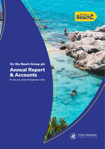 Thumbnail On the Beach Group Annual Report 2022