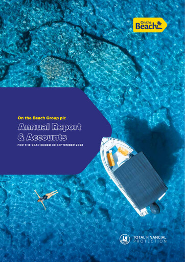 Thumbnail On the Beach Group Annual Report 2023