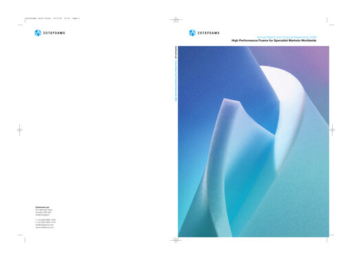 Thumbnail Zotefoams Annual Report 2008