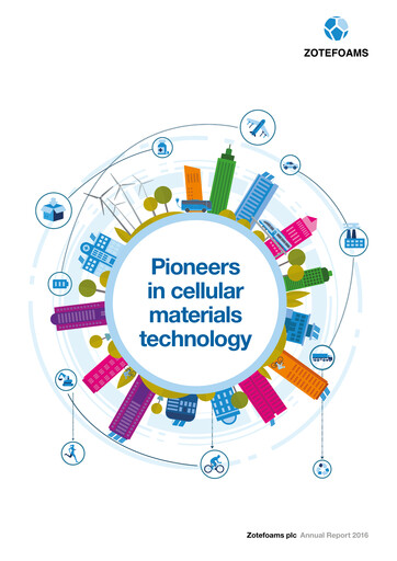 Thumbnail Zotefoams Annual Report 2016