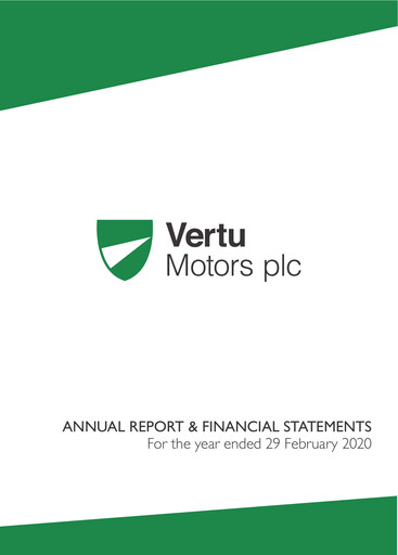 Thumbnail Vertu Motors Annual Report fy2020