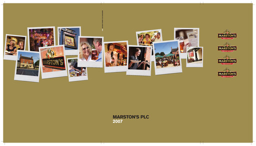 Thumbnail Marston's Annual Report 2007