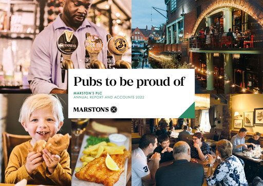 Thumbnail Marston's Annual Report 2022