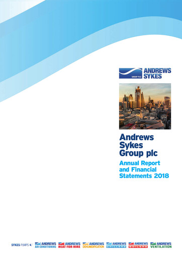 Thumbnail Andrews Sykes Group Annual Report 2018