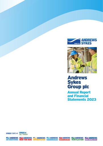 Thumbnail Andrews Sykes Group Annual Report 2023