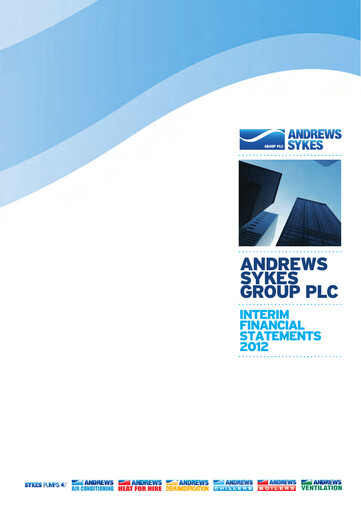 Thumbnail Andrews Sykes Group Half-year Report 2012-h1