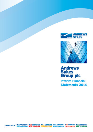 Thumbnail Andrews Sykes Group Half-year Report 2014-h1