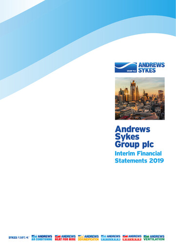 Thumbnail Andrews Sykes Group Half-year Report 2019-h1