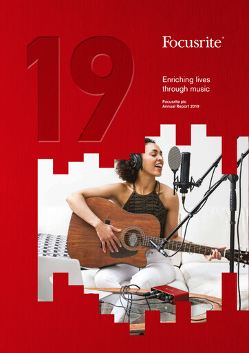 Thumbnail Focusrite Annual Report 2019