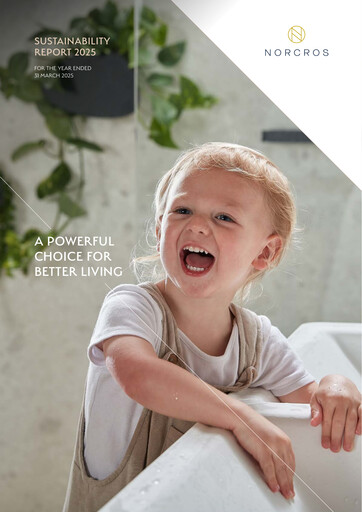 Vorschaubild Norcros Nachhaltigkeitsbericht 2025