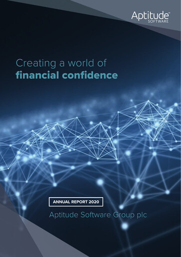 Thumbnail Aptitude Software Group Annual Report 2020