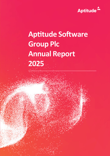 Thumbnail Aptitude Software Group Annual Report 2025