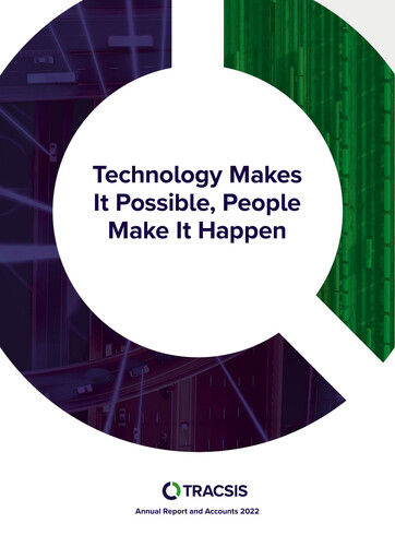 Thumbnail Tracsis Annual Report 2022