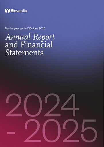 Thumbnail Bioventix Annual Report fy2025