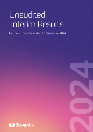 Thumbnail Bioventix Half-year Report fy2025-h1