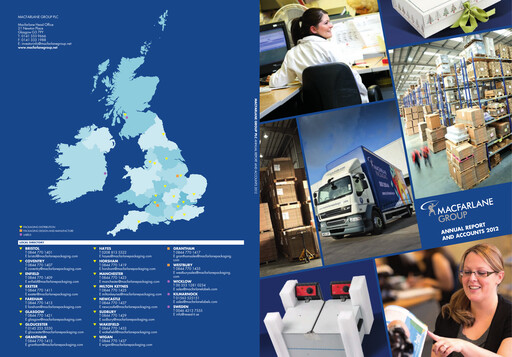 Thumbnail Macfarlane Group Annual Report 2012
