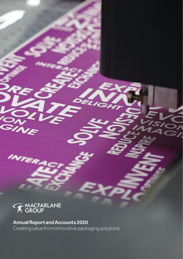 Thumbnail Macfarlane Group Annual Report 2020