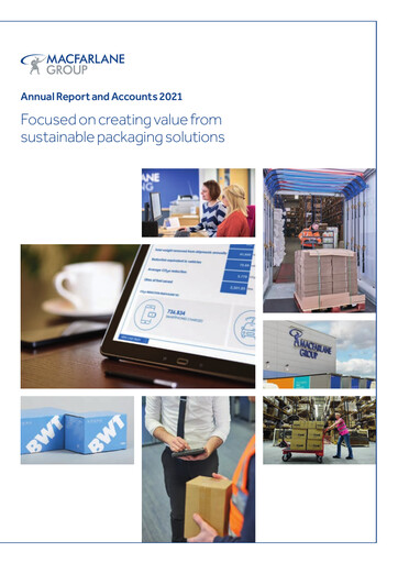 Thumbnail Macfarlane Group Annual Report 2021