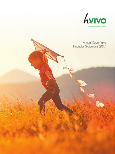 Thumbnail hVIVO Annual Report 2017