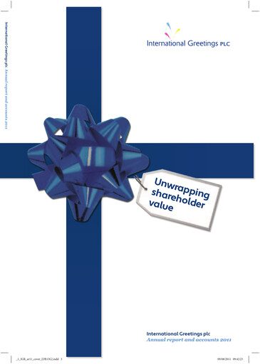 Thumbnail IG Design Group Annual Report 2011