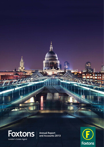 Thumbnail Foxtons Group Annual Report 2013