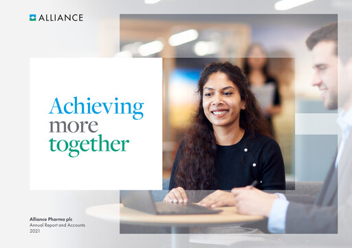 Thumbnail Alliance Pharma Annual Report 2021