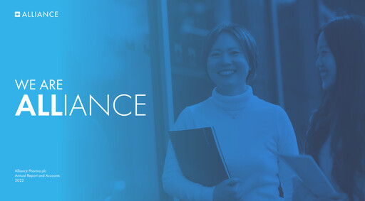 Thumbnail Alliance Pharma Annual Report 2022
