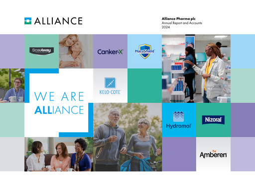 Thumbnail Alliance Pharma Annual Report 2024