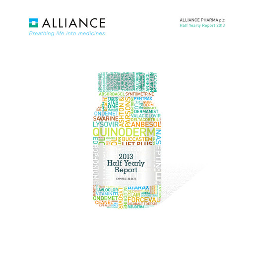 Thumbnail Alliance Pharma Half-year Report 2013-h1