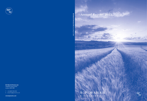 Vorschaubild B.P. Marsh & Partners Jahresbericht 2023