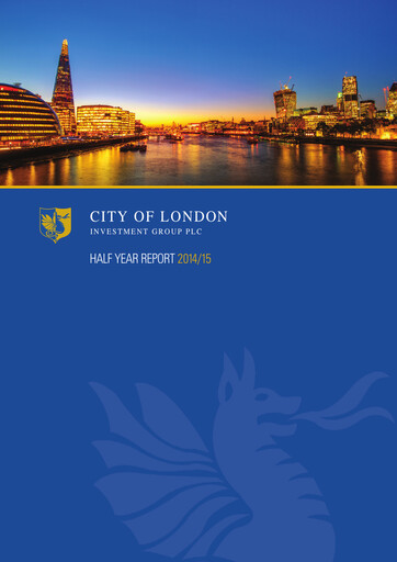 Thumbnail City of London Investment Group Plc Half-year Report 2014-2015-h1