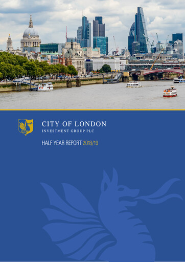 Thumbnail City of London Investment Group Plc Half-year Report 2018-2019-h1