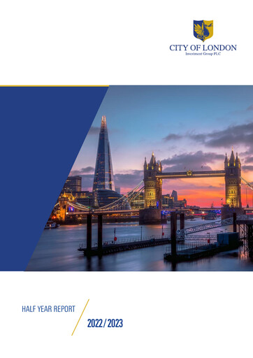 Thumbnail City of London Investment Group Plc Half-year Report 2022-2023-h1