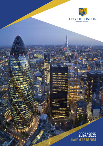 Thumbnail City of London Investment Group Plc Half-year Report 2024-2025-h1